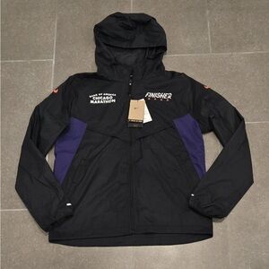 Nike Men’s S Chicago Marathon 2024 Windrunner Finisher Jacket Black FV6204-010